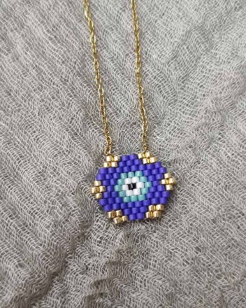 8  κολιε στοιχειο μπλε (1)